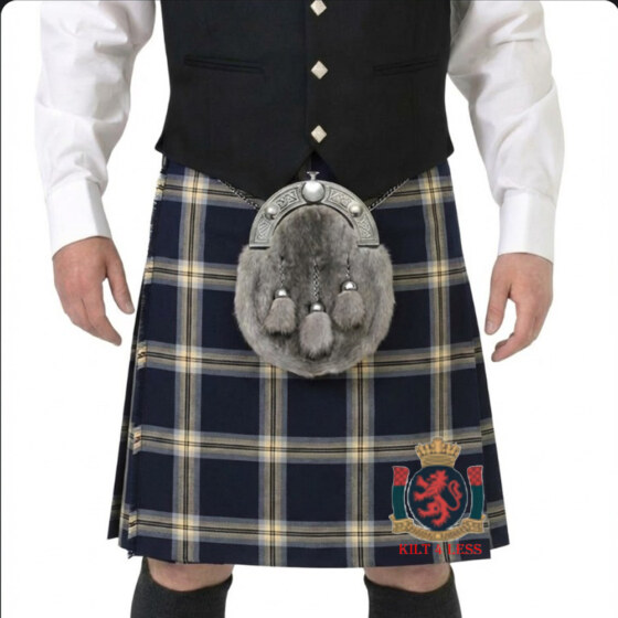Black Galloway Tartan swatch