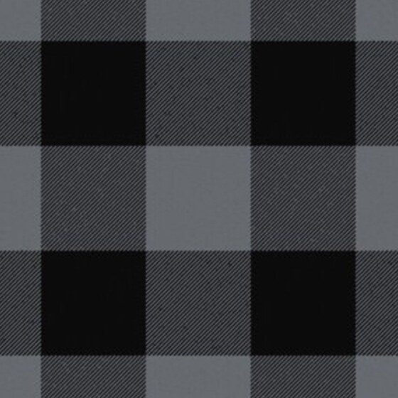Border Shepherd's Check Black and Grey Tartan swatch