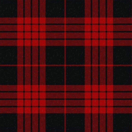 Cameron Black and Red Dress Modern Tartan swatch