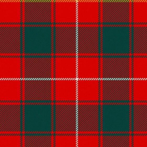 MacPhee Red Modern Tartan swatch
