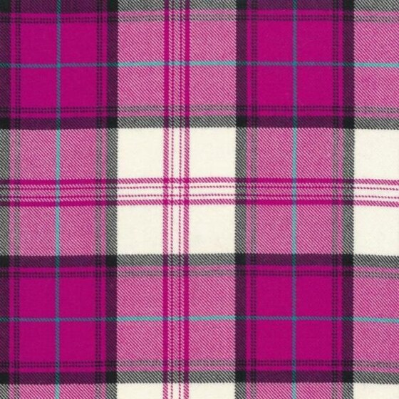 Menzies Dress Fuchsia Tartan swatch