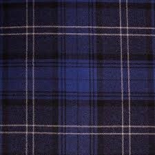 Navy Highland Granite Tartan swatch