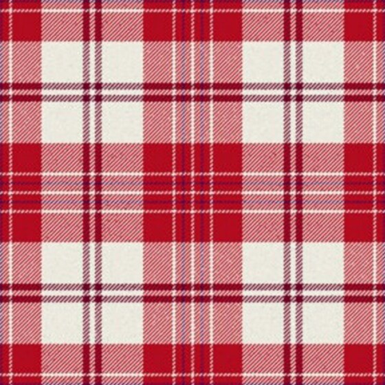 Yair Red Tartan swatch