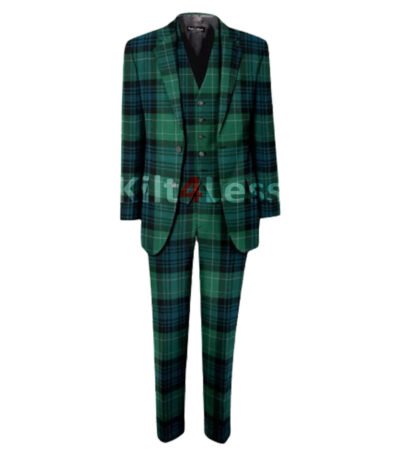 Abercrombie Ancient Men's 3 Piece Tartan Suit