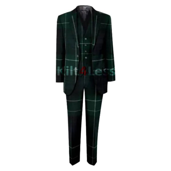 Abercrombie Modern Men's 3 Piece Tartan Suit