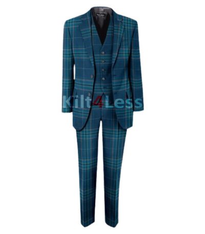 Albany Tartan Men's 3 Piece Tartan Suit