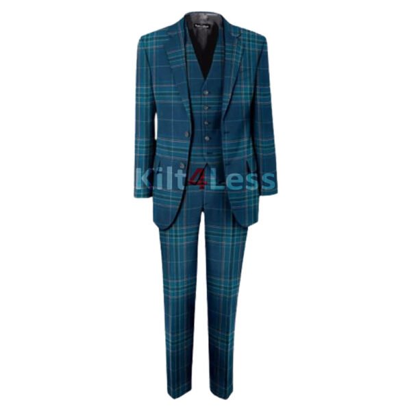 Albany Tartan Men's 3 Piece Tartan Suit