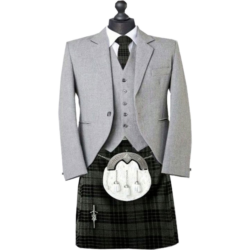 Men Scottish Wedding Outfit Men Kilt Outfit Tartan Jacket Kilt Tartan