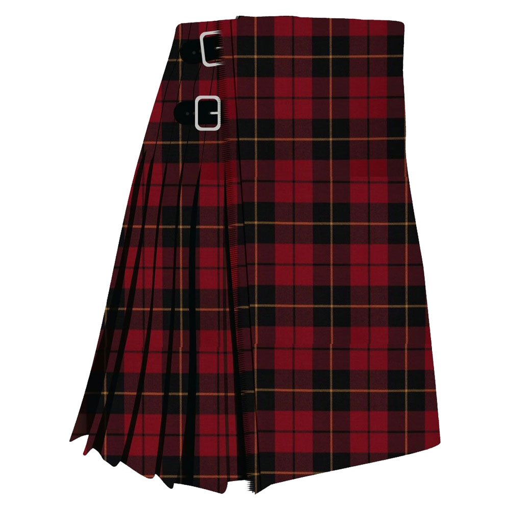 Wallace Red Muted Tartan Kilt