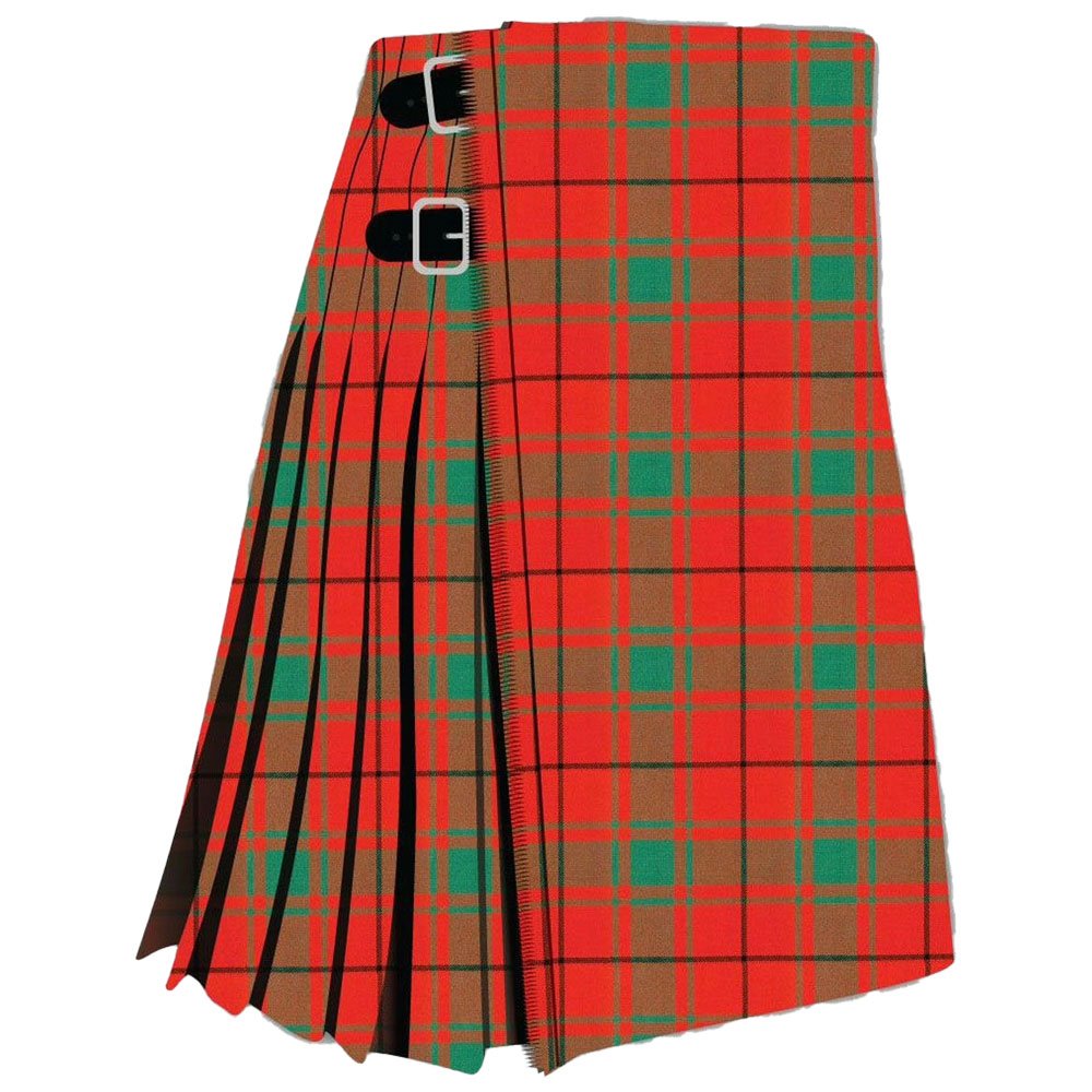 MacDonald OF The Isles Red Ancient Tartan Kilt