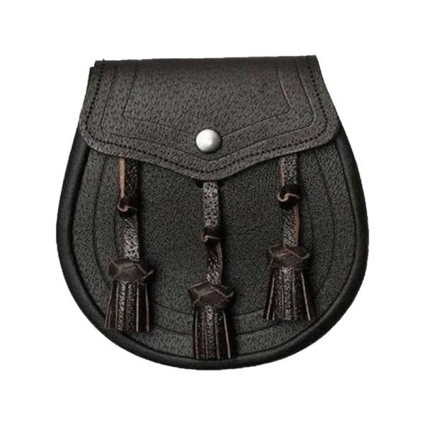 Dark Brown Classic Design Leather Sporran