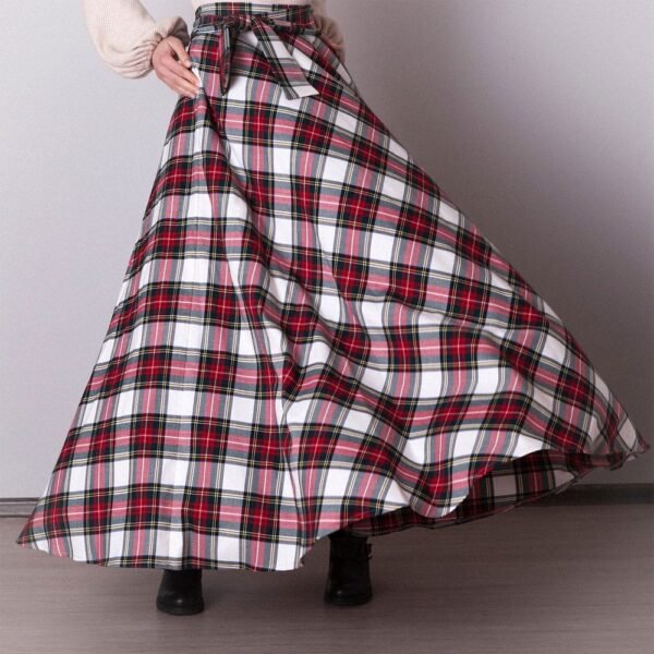 Dress Royal Stewart Tartan Long Skirt