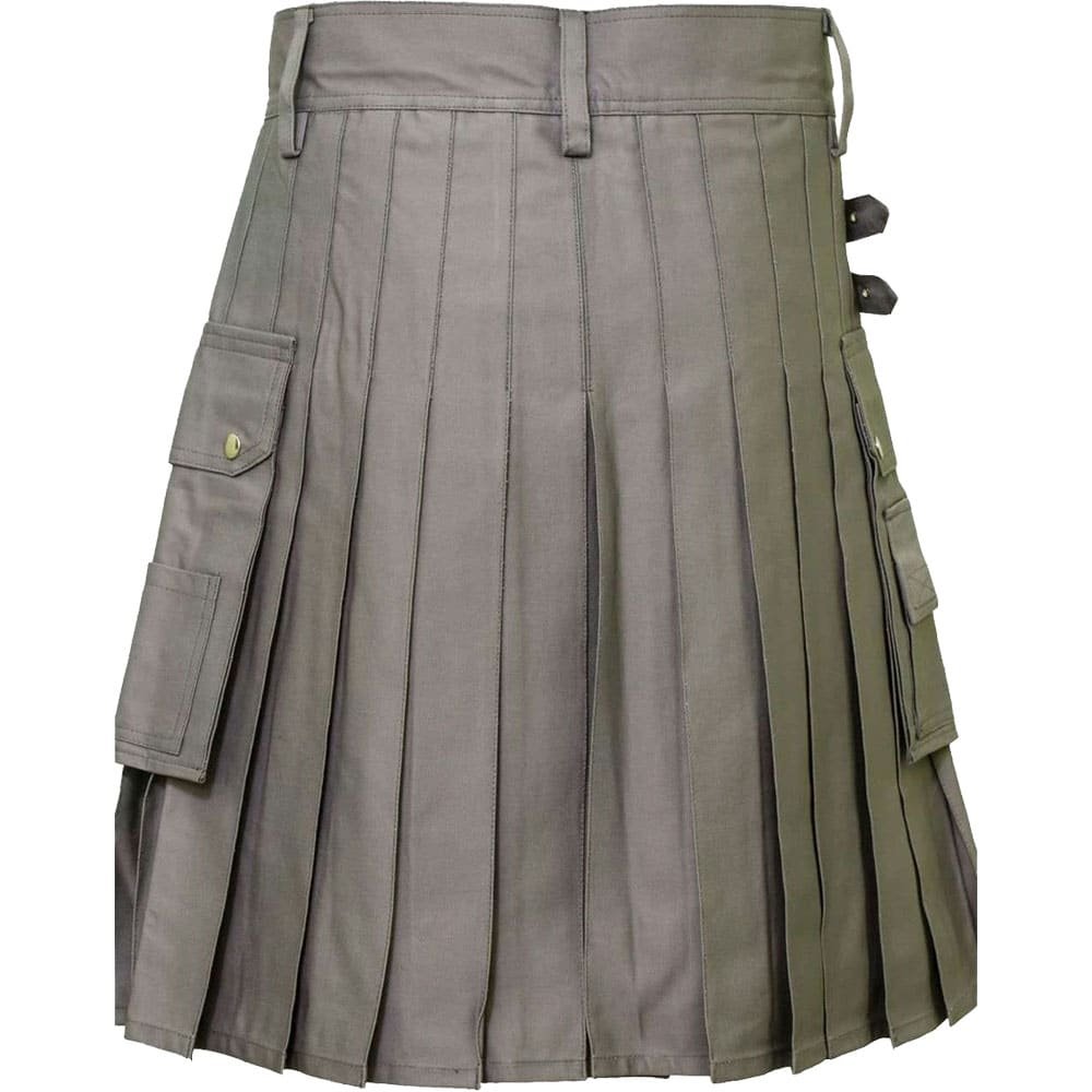 Modern Grey Utility Kilt
