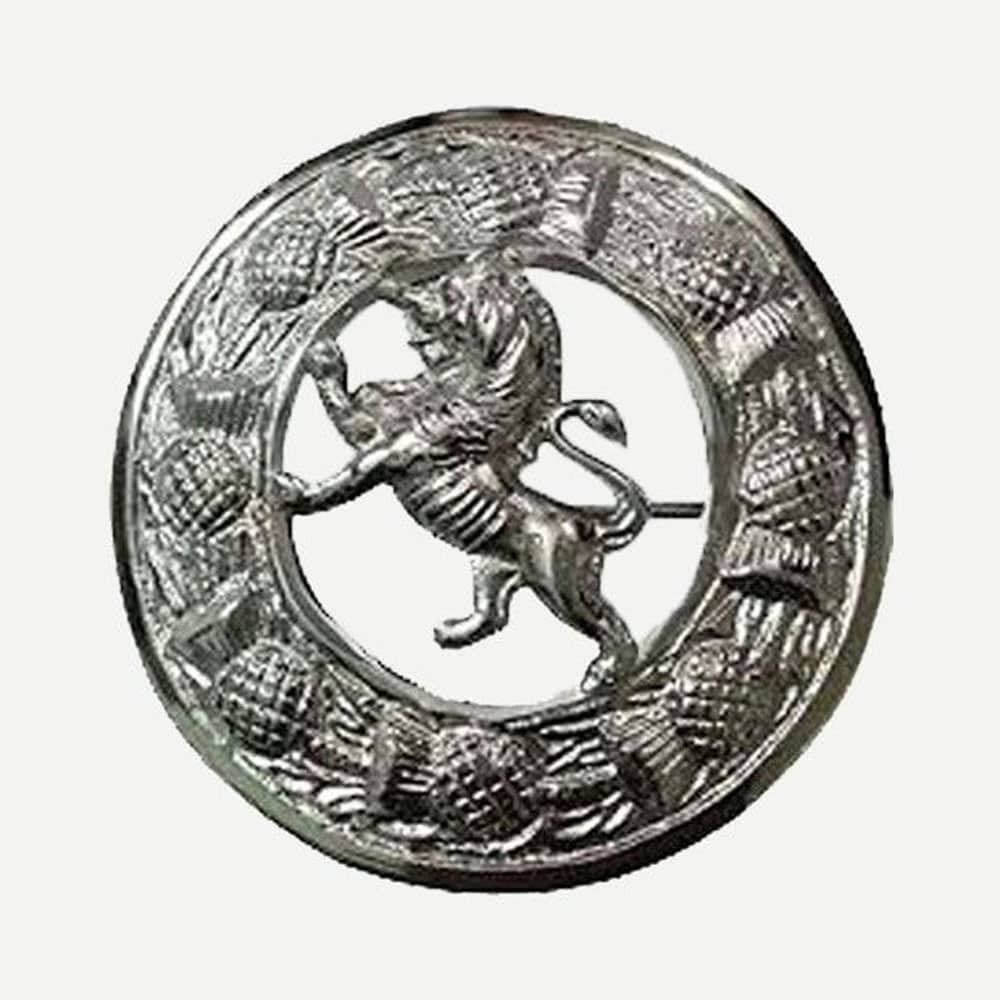Rampant Lion Kilt Brooch
