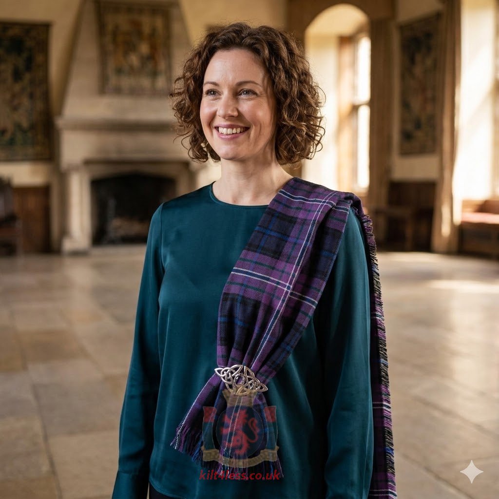 Scotland Forever Tartan Woman Sash
