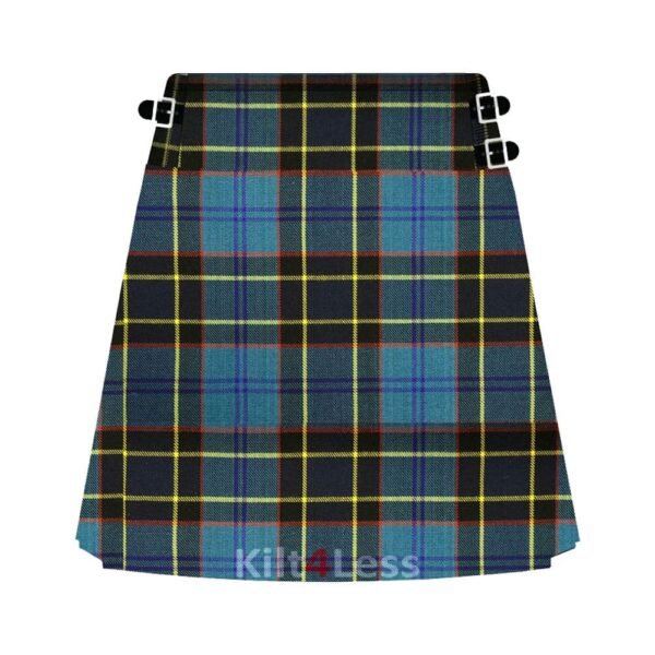 Air Force Tartan Kilted Skirt For Women
