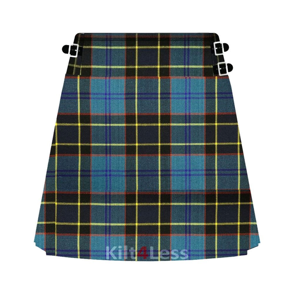 Air Force Tartan Kilted Skirt For Women