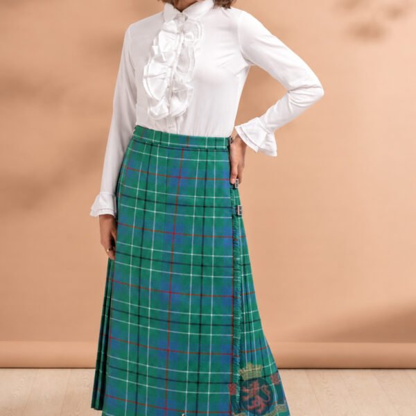 Duncan Ancient Tartan Midi Skirt