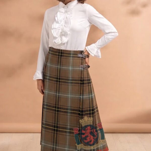 Henderson Weathered Tartan Kilted Skirt
