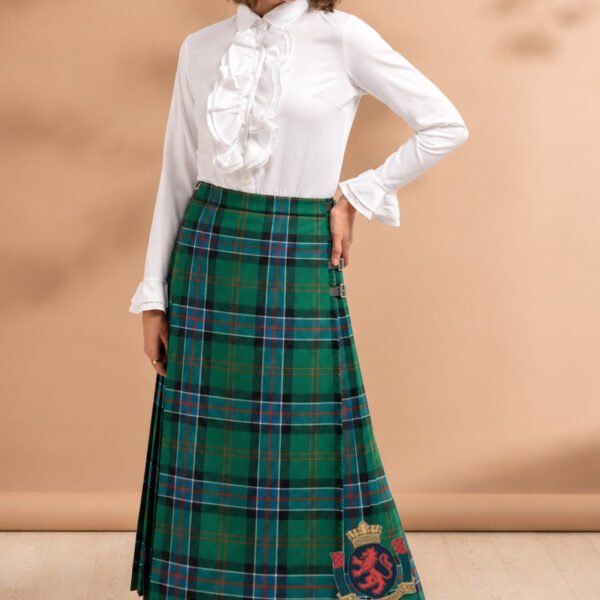 Sinclair Hunting Ancient Tartan Midi Skirt