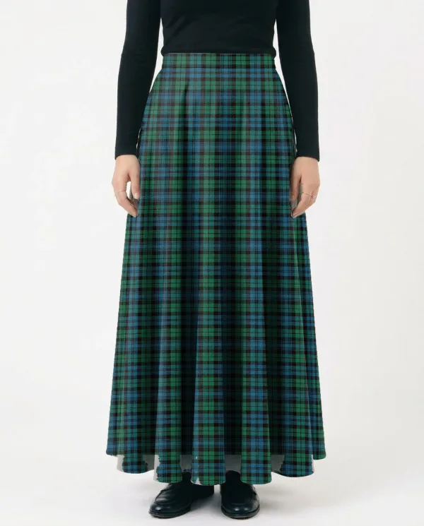 Tartan Campbell Ancient maxi skirt