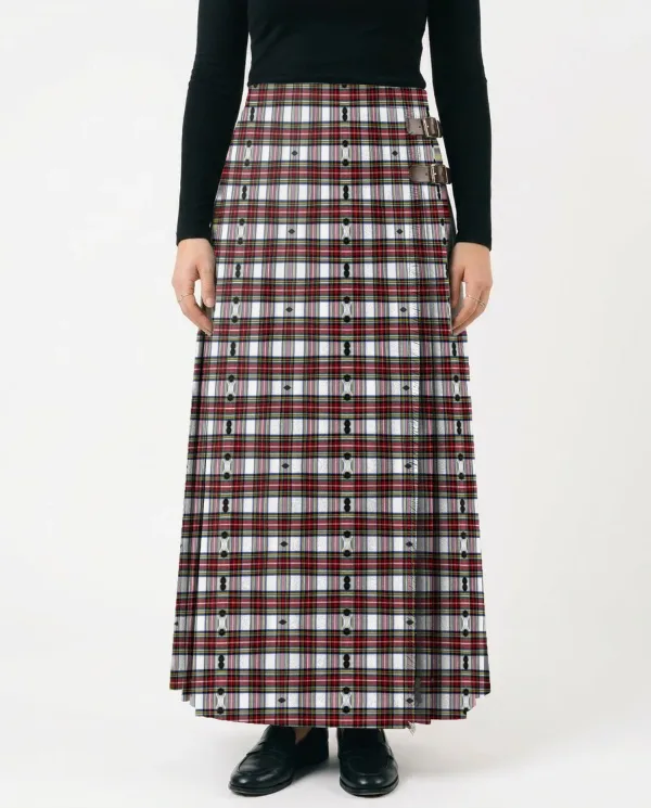 Tartan Dress Stewart hostess skirt